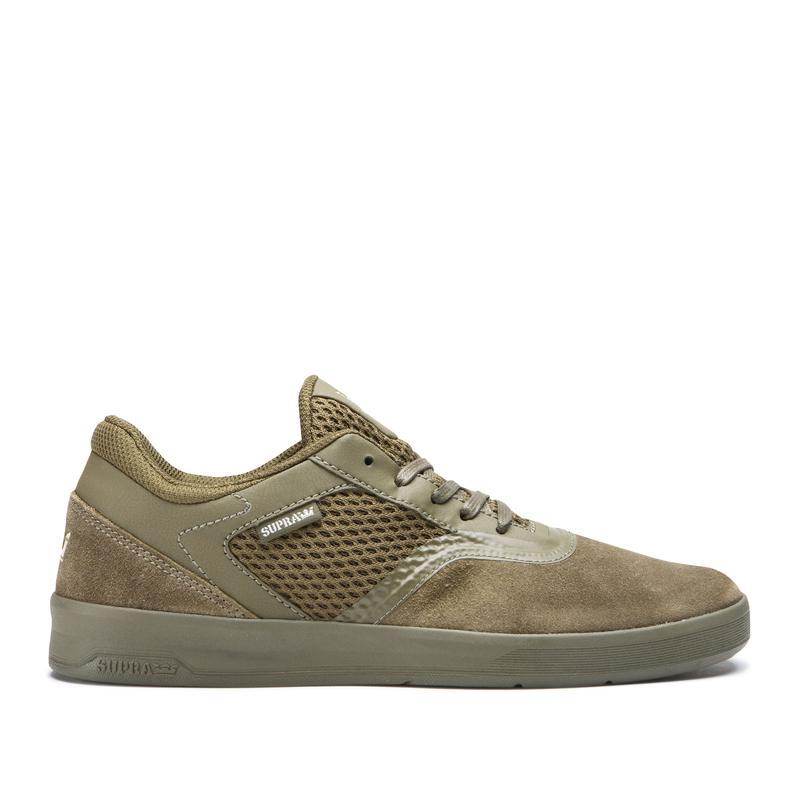 Zapatillas De Skate Supra Argentina Hombre - SAINT Verde Oliva (YTRFQ-1396)